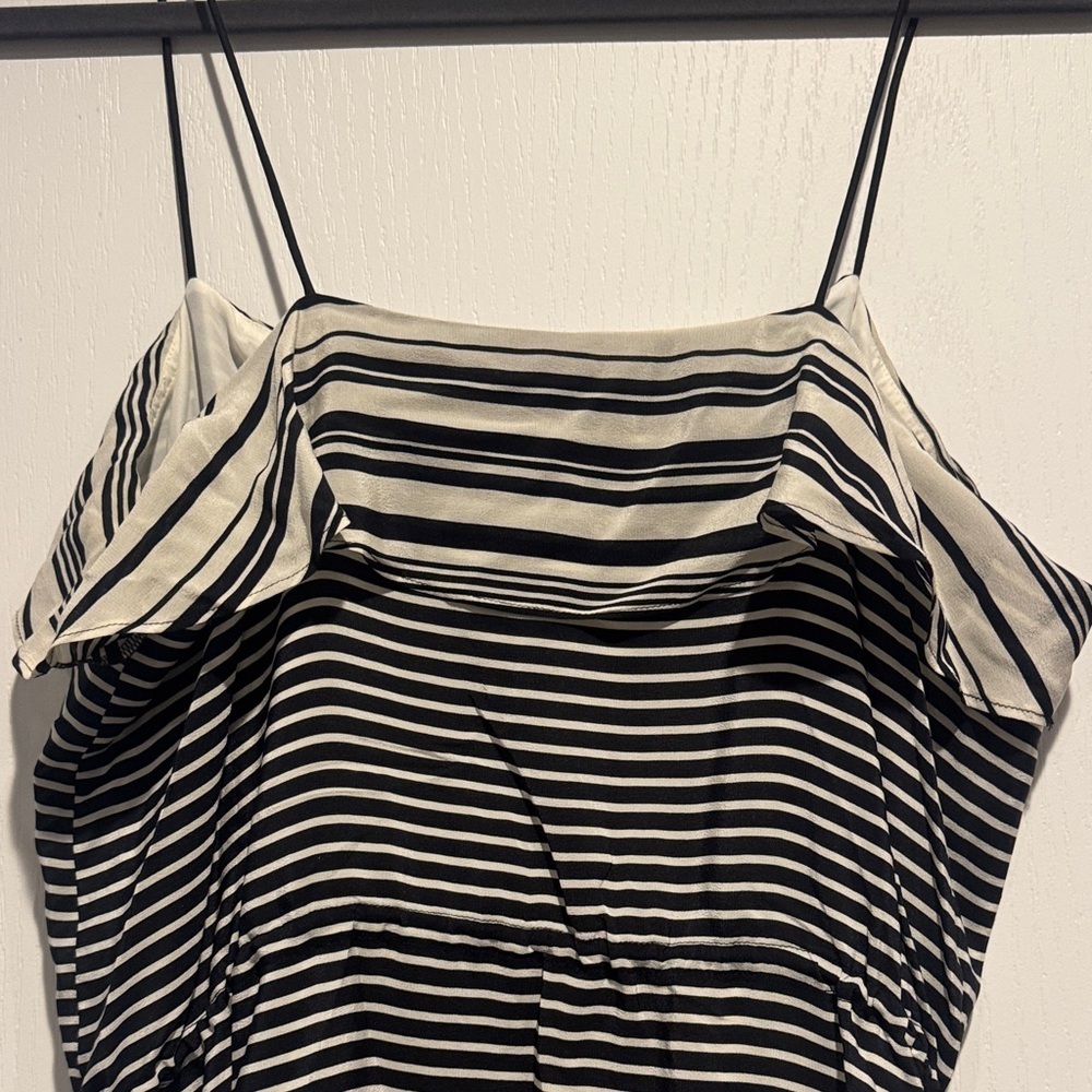 Madewell Black and White Striped Mini Dress - Picture 8 of 8